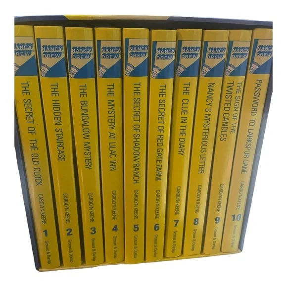 Nancy Drew Books 1-10 Box Set The Nancy Drew Mystery Stories Collection - Picture 3 of 7
